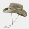 Chapeau seau en coton solide pour pêcheur, casquette solaire de voyage en plein air pour hommes et femmes, 191 240318