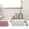 avocado Pattern Makeup Bag for Women Travel Cosmetic Organizer Kawaii Fruit Vegan Storage Toiletry Bags Dopp Kit Case Box 13O3#