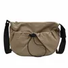 Poids léger 2021 Nouveaux sacs pour femmes Solide Voyage Simple Nyl Sac à bandoulière Bandoulière Casual Sac latéral pour les filles Cordon Quotidien z1u4 #