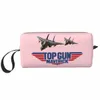 top Gun Maverick Cosmetic Bag Women Fi Large Capacity Tom Cruise Film Makeup Case Beauty Storage Toiletry Bags L4L5#