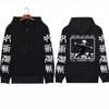 Jujutsu Kaisen Gojo Satoru Impressão com zíper Hoodies Engraçados Mnaga Moletons Homens Manga LG Outono Inverno Plus Size Zip-up Hoodie n31A #