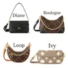 Luxury designer bag for woman LOOP wallet on chain ivy Shoulder Bag boulogne classic flap cosmetic tote baguette bags men crossbody Clutch handbag leather bags strap