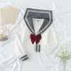 Серая школьная форма Японский класс Navy Sailor Школьная форма 2021 Студенческая одежда для девочек Аниме COS Sailor Navy Suit p72o #
