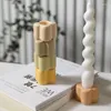 Candle Holders Nordic Colorful Ceramic Cream Candlestick Ornaments Shooting Props Romantic Candlelight Dinner Decorations