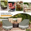 Dust Cover Outdoor Swivel Lounge Chair Er 2 Pack Waterproof 100% Patio Ers Outside Furniture Deep Seat Drop Delivery Home Garden House Otxhm