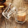 Wine Glasses 60/75ml Espresso S Glass Double Spouts Measuring Cup Heat-Resistant Handle Clear Scale Milk Coffee Measure Jug