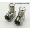 Cable Television Joint Inch Curved F Head Right Angle Inch F Head F Revolution F Female Connector F Revolution Female 90 Degrees- for right angle F connector