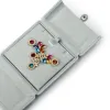 Дисплей Oirlv, новый премиальный серый органайзер из микрофибры для хранения ювелирных изделий, стопорное кольцо, кулон, браслет, ожерелье, чехол