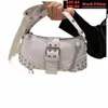 Femmes Fi Aisselle Sac Gothique Punk Sac Cool Style Trendy Rock Filles Sac À Main Y2K Rivet Chaîne pour Voyage Vacati Quotidien y6Wo #