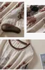 Chemisiers pour femmes TingYiLi Vintage ethnique mince chemisier d'été chemises femmes basique col rond décontracté haut ample