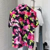 Camicie di moda rosa per uomo designer camicie a manica corta da uomo tracce da uomo abbinate da nuoto camicie da nuoto hawaiane maschere da spiaggia floreale floral beach shirts fz2403292