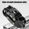 Bike Handlebar Stem Shock Absorption Aluminum Alloy Bicycle Mountain for Most BicycleRoad BikeMTBBMX Cycling 240325