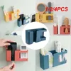 Kitchen Storage 1/2/4PCS Punch-free Mobile Phone Holder Wall Mount Stand Remote Control Rack Multifunction Box Organizer