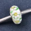 S925 STERLING PANJIA SIRE MAGNOLIA BUTTERFLY GLASS BEAD DIYブレスレット