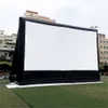 groothandel 10x7m (33x23ft) Oxford opblaasbaar zeldzaam filmscherm buiten en binnen theaterprojector canvas projectie bioscoopballon voor evenementfeest