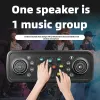 Alto-falantes TWS 640W Highpower Drum Stand Instrumento Sem Fio Bluetooth Speaker Microfone HiFi Qualidade de Som Subwoofer TWS Redução de Ruído