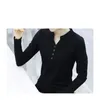 Camicetta primavera estate manica lunga scollo a V maglietta da donna camicia di cotone colletto alla coreana grande donna solido moda casual top 240315