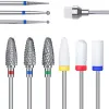 Dryers 10pcs Nail Drill Bits 3/32 Inch Professional Tungsten Carbide Acrylic Drill Nail Bit Set Nail File Bits Nail Art Tools Accessory