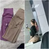 Active Pants Women Yoga Scrunch Bufitness Leggings with Lastfickor Casual Gym Running Multi Colors Sports Sport