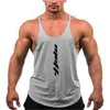 T-shirts pour hommes Vêtements de sport pour hommes Débardeurs pour bodybuilders Entraînement Fitness T-shirt sans manches Coton Muscle Vest Running Casual Sports T-shirts 240319