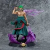 Anime Manga One Piece Manga Anime Figurine 20.5cm Roronoa Zoro Ornaments Figure PVC Children Toys Collection Cartoon Gift Model Decoration 24329