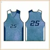 Camicie da uomo in jersey da basket Camicia sportiva nera bianca blu Hot20240332