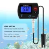 Testeur de moniteur d'eau Analyseur d'eau numérique pH Tool hydroponique en ligne montré en ligne pour aquariums