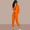 Running Sets Badypczd Frau Sportanzüge Stand Collar Casual Letter Hoodie Lose Weitbein Joggers Hosen Koreanische zweiteilige Frauen Outfits