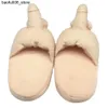 Sandali 1 paio di ciabatte invernali senza ciabatte divertenti peluche ciabatte piatte neutre modello peluche creative fashion F E8Z2 Q240330