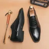 Chaussures décontractées classiques en cuir pour hommes, chaussures d'extérieur à lacets, Style Punk Oxford, robe formelle, loisirs, marche et affaires