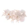Vendre à chaud Fi Bridal Wedding Pary Handmade Tiara FR Leaf Pearl Actur Bandbands 863p #
