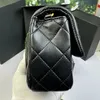 Designer bag womens bag classic mini shoulder bag crossbody bag diamond grid small golden ball flip bag fashion versatile wallet luxury bag tote bag