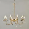 Autres fournitures de fête d'événement suspendu lustre pour salon restaurant lumière moderne cristal acrylique toile de fond scène celling drop deli DHBVM