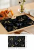 Tapis de Table papillon aquarelle plante Vintage, napperon de fête de mariage, de vacances, accessoires de cuisine, serviette de table