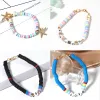 Components 24 Grid DIY Mixed Beads Set Acrylic Round Beads Squre Loose English Letter Pearl for Jewelry Making Neckacle Bracelet Accesories