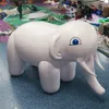 Attività all'aperto che pubblicizzano il giocattolo decorativo della mascotte del fumetto dell'elefante rosa gonfiabile gigante dell'elefante gonfiabile bianco per la decorazione