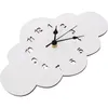 Wall Clocks Home Decor Hanging Clock Cartoon Cloud The Clouds Convenient Kid's Room White Decoration Office