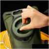 Équipement d'hydratation 2L TPU Sacs d'eau Bouche Sports Vessie Cam Randonnée Escalade Sac militaire Vert Bleu Couleurs276S1538343 Drop Delivery Outd Ot4Je