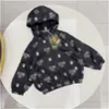 Kinder-Designer-Jacke, Jungen- und Mädchen-Kleidung, hochwertige Kinder-Langarm-Reißverschluss-Mode-Top, Frühlings-Babykleidung, Größe 100 cm–150 cm, A01