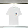Модная футболка Мужчины Женщины Дизайнерские футболки Футболки Одежда Топы Мужская повседневная рубашка с надписью на груди Роскошная одежда Уличные шорты с рукавами Одежда Футболки Casablanc A1