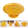 Bowls Sacrificial Offering Fruit Plate Sacrifice Storage Tray Plastic Wedding Cake Stand Decorate Lotus