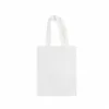 10pcs çanta sublimati diy beyaz boş polyester pamuklu dikey model açık dükkan çantaları 37*30cm q6z0#