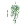 Dekorativa blommor Faux Greenery Garland Willow Realistic For Wall Home Outdoor Indoor Wedding Party