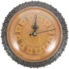 Horloges Accessoires Horloge numérique Tête incrustée Numéro romain Insert Mosaïque Ronde avec mouvement Vintage DIY