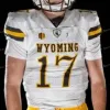 American College Football Wear Jerseys Wyoming Cowboys 6 Xazavian Valladay 12 Sean Chambers 17 Raghib Ismail Jr 18 Tyler Vander Waal C DHSD3