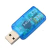 Sound Cards 10Pcslot Usb Card O 51 External Adapter Mic Speaker Interface For Laptop Pc Micro Data9056140 Drop Delivery Computers Netw Otix1