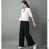 2023 Nova Primavera Traditial China Roupas Femininas Cott Linho Top Estilo Étnico Chinês Robe Retro Chegsam Melhorado Terno Han d9Sn #