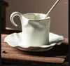 Muggar 150 ml kaffekopp och tefat sätt eftermiddag te keramiska mugg mjölk koppar vatten hem dryck utgåva