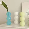 Vasos ins bolha de vidro colorido bola de cristal vaso hidropônico diy arranjo de flores arte estilo nórdico mesa decoração de casa