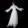 Classical Dance Practice Suit for Women, Like A Dream, z kardiganem LG, płynącą gazą, eleganckim urokiem ciała i dorosłym O0se#